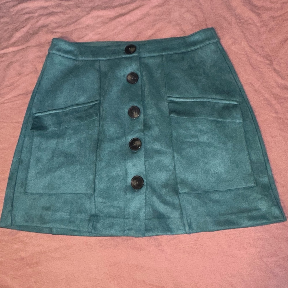 Stradivarius Button Front Skirt